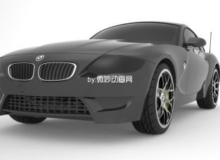 宝马Z4的3D模型maya模型  轿车maya模型下载