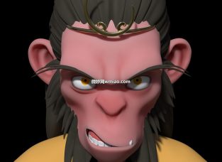 պmayaģanthropomorphic monkey full rigged