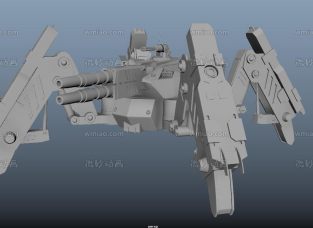 机甲机器人maya模型