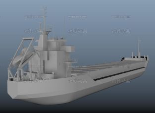 货船OBJ通用模型