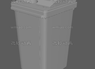 垃圾桶OBJ模型