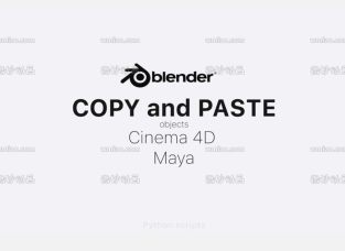 互导插件Quick CopyPaste 1.06 C4D&Maya&Blender