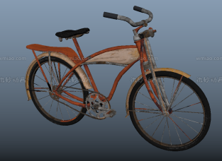 自行车maya模型