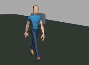 一个男人的正常走路动画参考视频下载