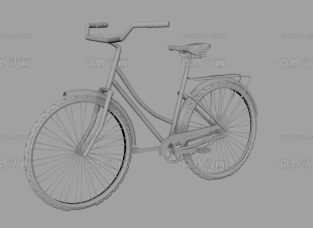 自行车maya模型下载 单车模型