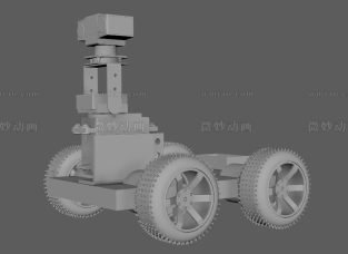 未来火星小汽车车Maya模型